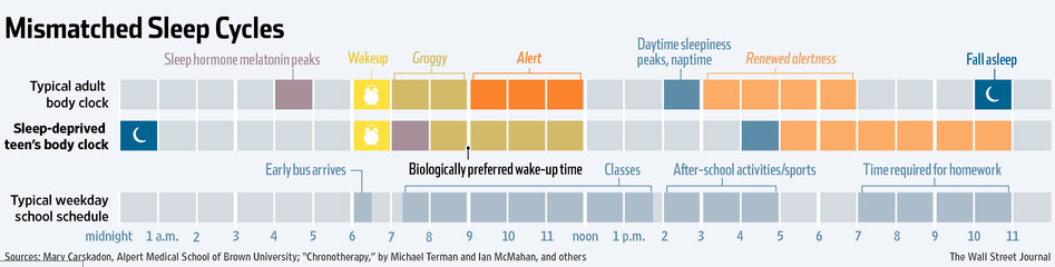 In Teen Sleep Cycles To 62
