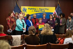 Fighting for Equal Pay for Equal Work by Senate Democrats - https://www.flickr.com/photos/sdmc/17147154572/